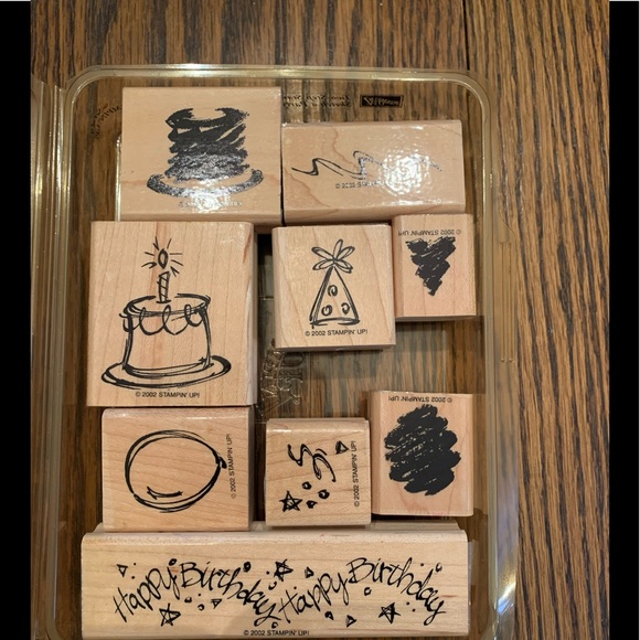 Sketch a Party rubber stamp set - Picture 1 of 4